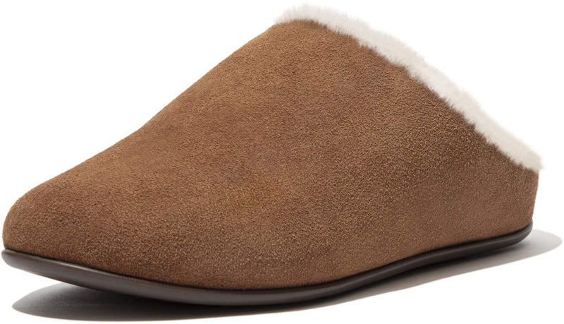 FitFlop فيت فلوب كريسّي شيرلينغ، تان مدحرج، US07 (N28-645-050) - Image 2